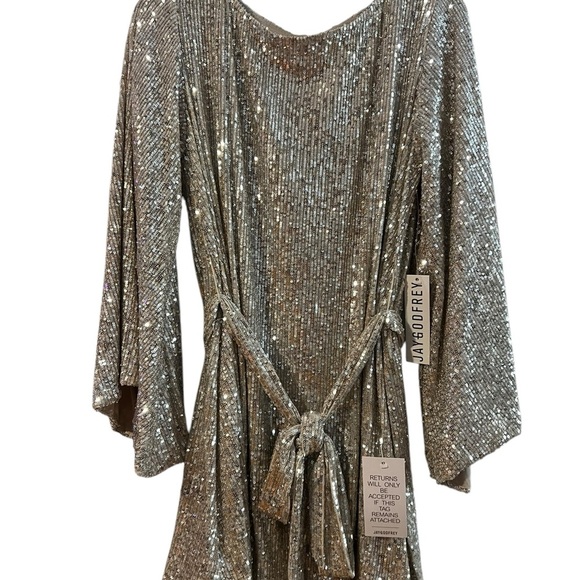 JAYGODFREY Maggie Sequin Mini Dress - Size 10- NWT - Smoke Free Home! - Picture 5 of 12